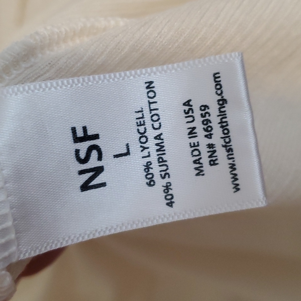 NSF Ribbed Shirt Size Large - Picture 9 of 12